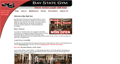 Desktop Screenshot of baystategym.com